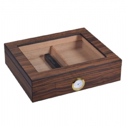 25CT Glass Top Cigar Humidor