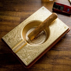Big Size Square Shape Royal Style Cigar Ashtray