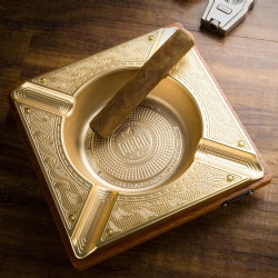 High-End Square Shape Portable Cigar Ashtray