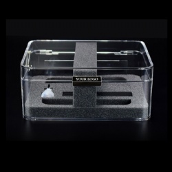 Airtight Clear Acrylic Cigar Humidor
