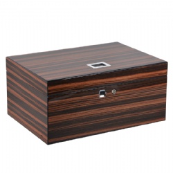 Premium cigar humidor with fingerprint lock